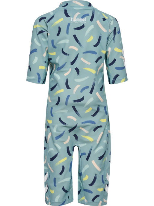 hmlMORGAT SWIM SUIT, BLUE SURF, packshot