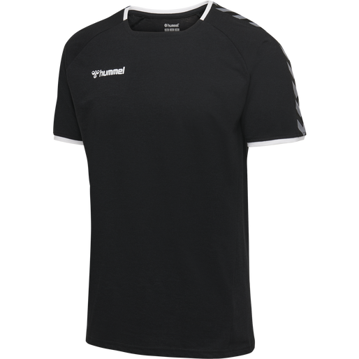 hmlAUTHENTIC KIDS TRAINING TEE, BLACK/WHITE, packshot