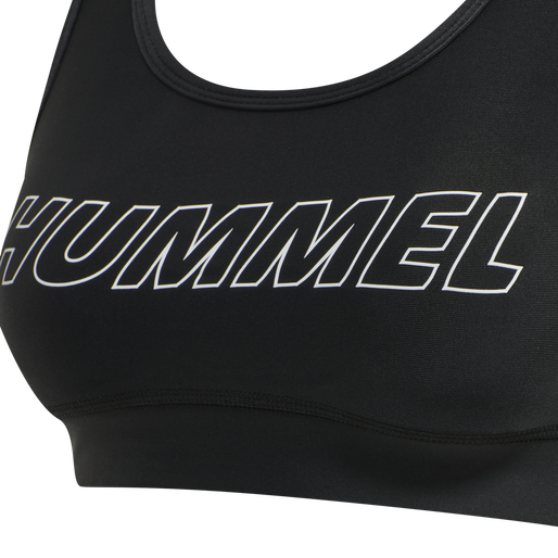 hmlTE TOLA SPORTS BRA, BLACK, packshot