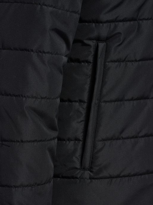 hmlESSENTIAL SHORT BENCH JKT, BLACK hmlESSENTIAL SHORT BENCH JKT, BLACK, packshot