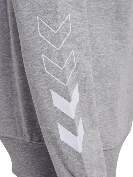 hmlELEMENTAL SWEATSHIRT, GREY MELANGE, packshot