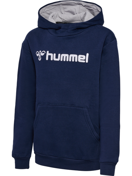 hmlMOVER COTTON HOODIE KIDS, MARINE hmlMOVER COTTON HOODIE KIDS, MARINE, packshot