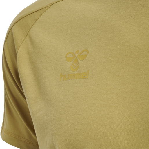 hmlCIMA XK T-SHIRT S/S, ANTIQUE GOLD hmlCIMA XK T-SHIRT S/S, ANTIQUE GOLD, packshot