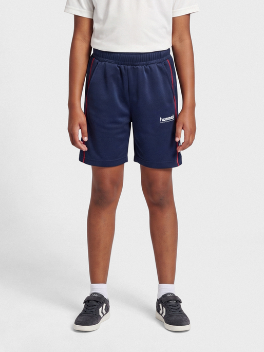 hmlJR INTERLOCK ADJUST SHORTS, DRESS BLUES, model