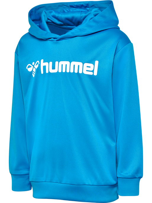 hmlLOGO HOODIE KIDS, DIVA BLUE, packshot
