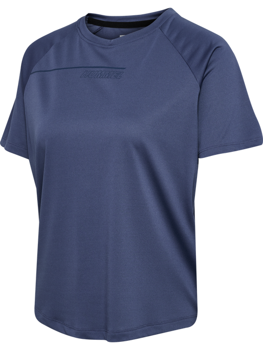 hmlCOURT LIGHT WEIGHT T-SHIRT W, BLUE INDIGO, packshot