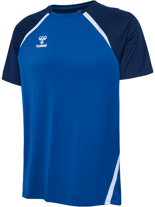 hmlLEAD 2.0 JERSEY S/S, TRUE BLUE/MARINE, packshot