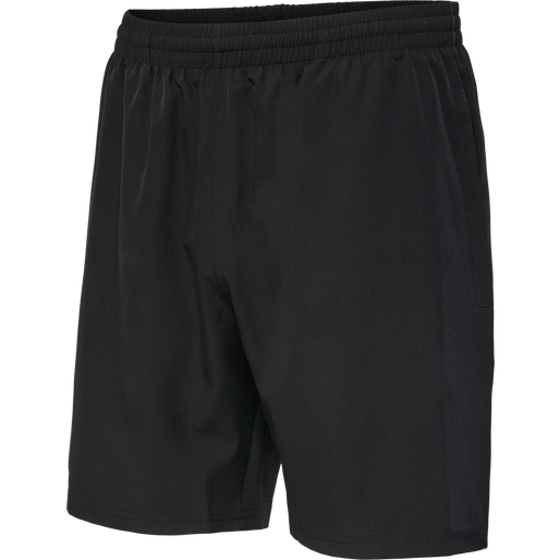 hmlCOURT WOVEN SHORTS, BLACK, packshot