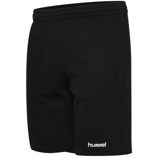 HMLGO COTTON BERMUDA SHORTS WOMAN, BLACK, packshot