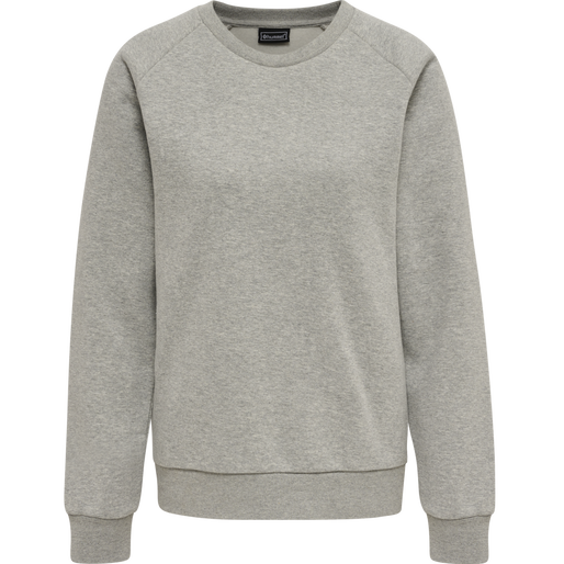 hmlRED HEAVY SWEATSHIRT WOMAN, GREY MELANGE, packshot