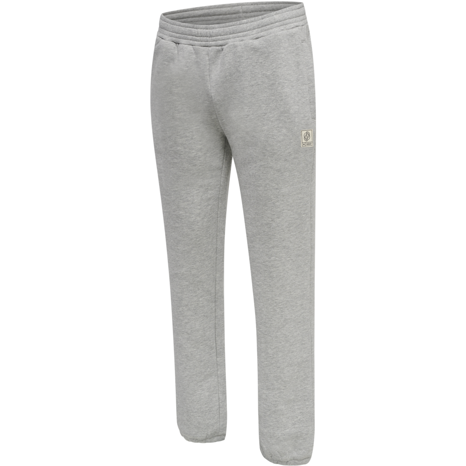 hmlGG12 SWEAT PANTS, GREY MELANGE, packshot