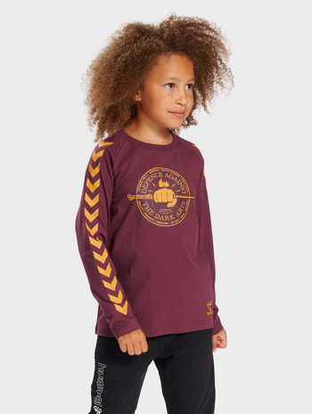 hmlHARRY POTTER T-SHIRT LS, CATAWBA GRAPE, model