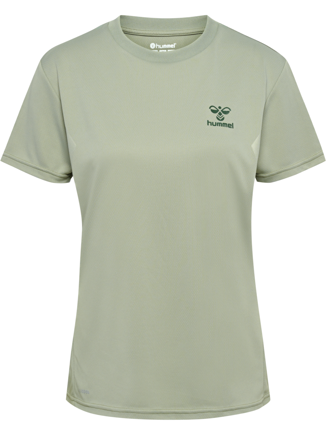 hmlACTIVE PL JERSEY S/S WOMAN, DESERT SAGE, packshot