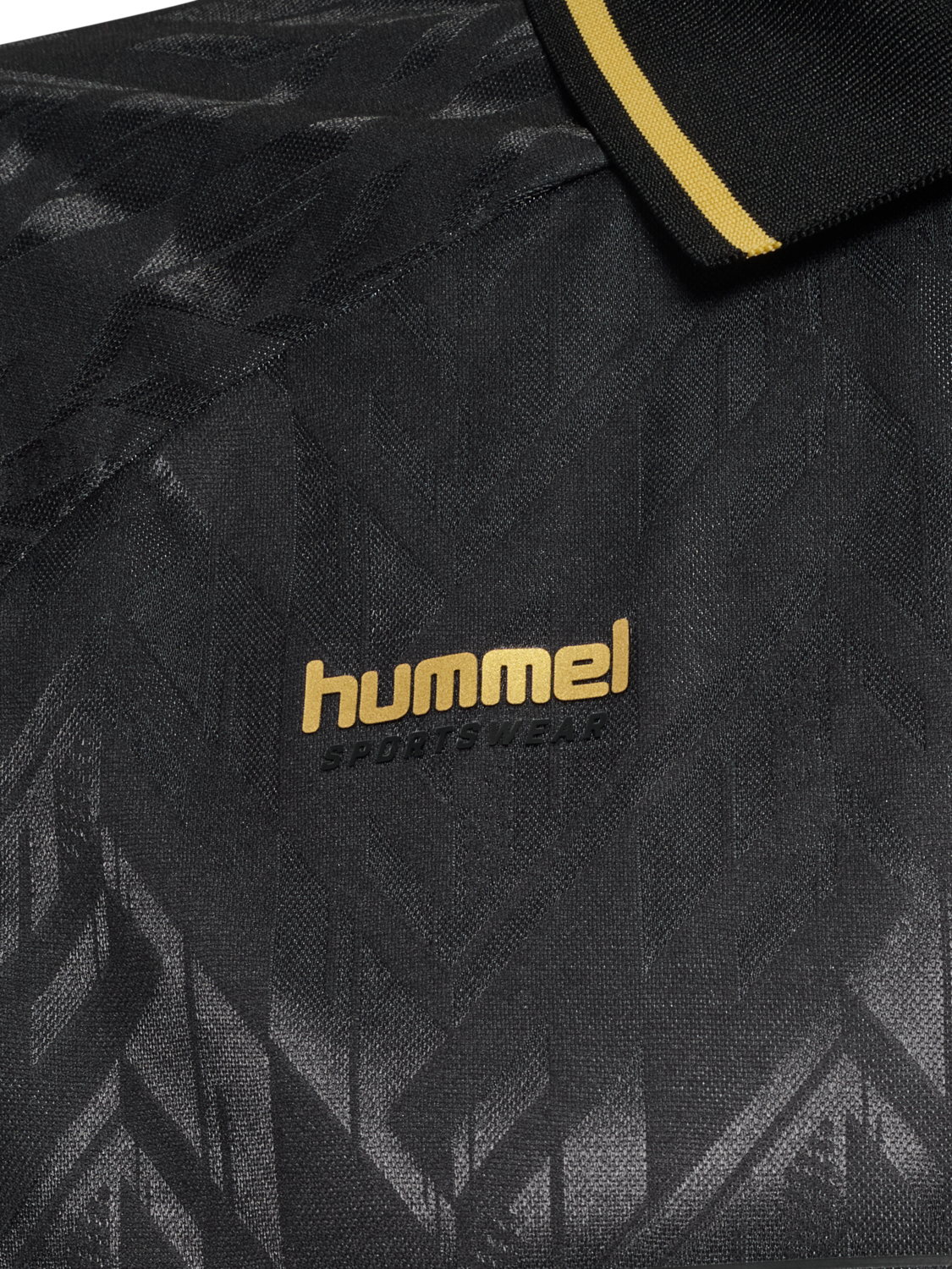 hmlLOOSE BAY SOCCER JERSEY S/S, BLACK, packshot