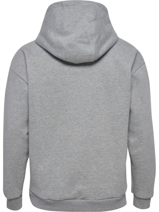 hmlLOOSE HOODIE BEE, GREY MELANGE hmlLOOSE HOODIE BEE, GREY MELANGE, packshot