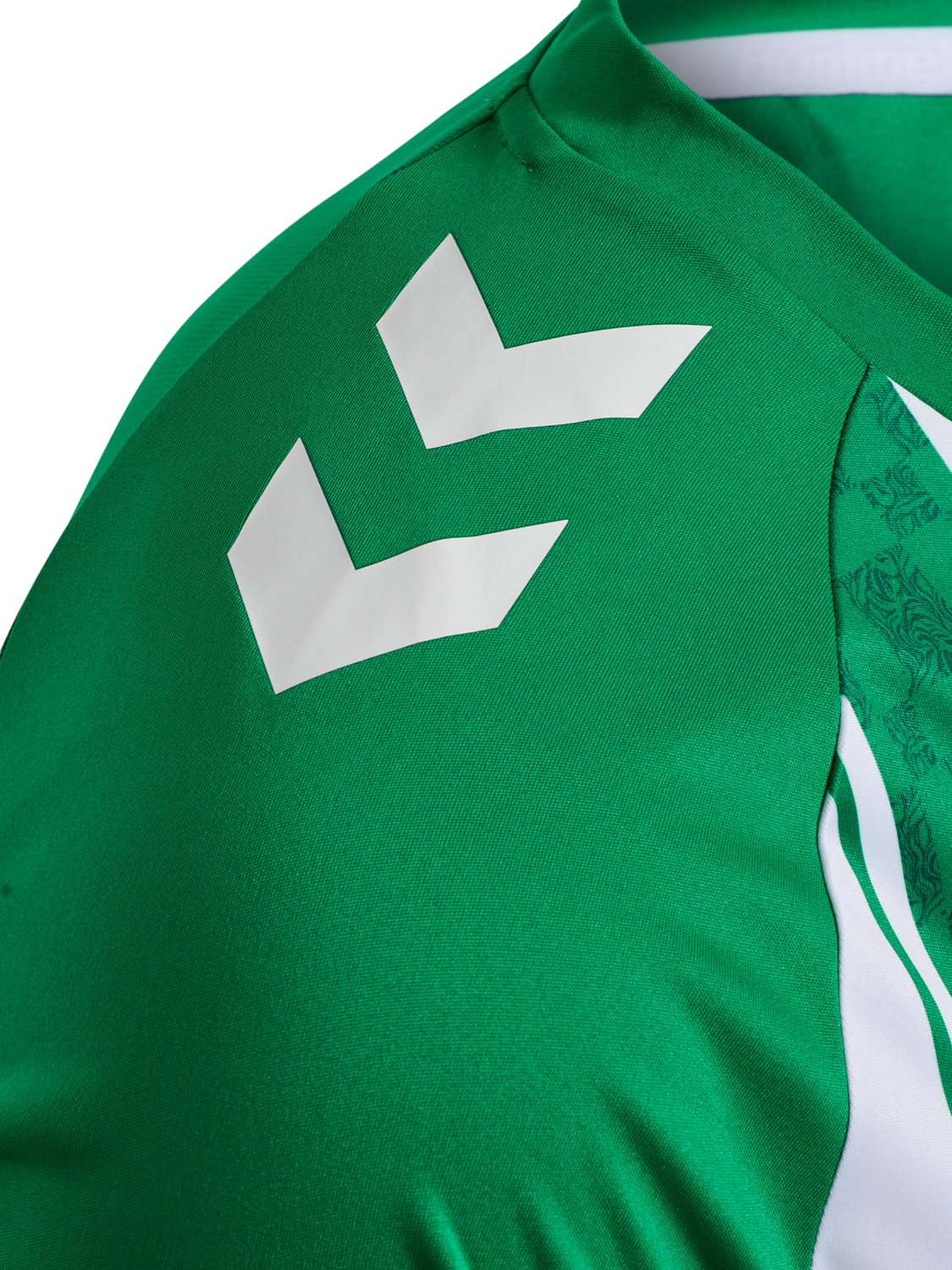 hmlMATCH STRIPED JERSEY S/S, JELLY BEAN/WHITE, packshot