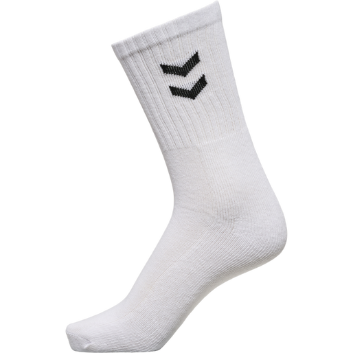 3-Pack Basic Sock, WHITE, packshot