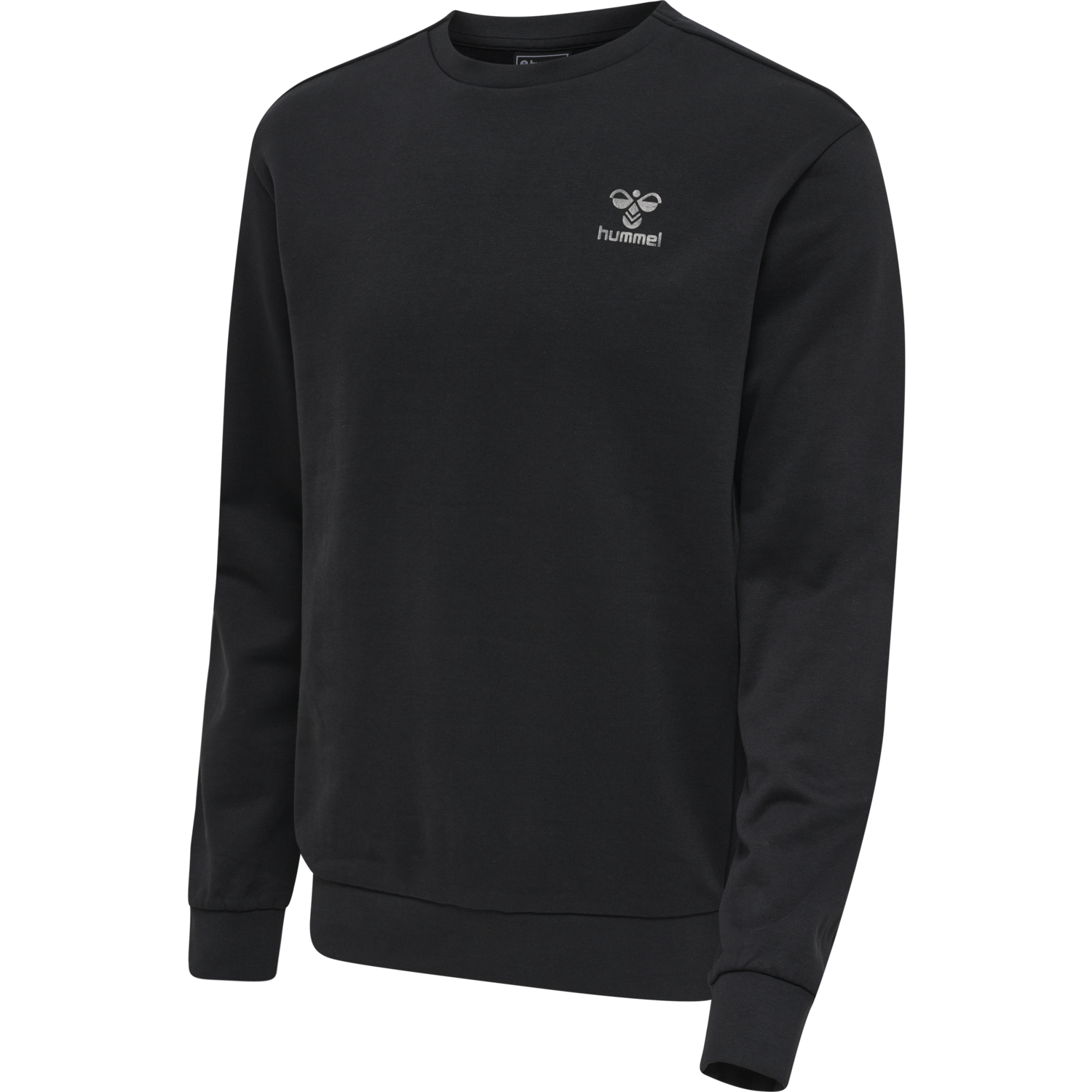 hmlOFFGRID SWEATSHIRT, JET BLACK/FORGED IRON, packshot