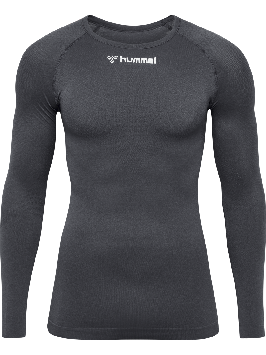 hmlBL COMFORT 2.0 TEE L/S, ASPHALT, packshot