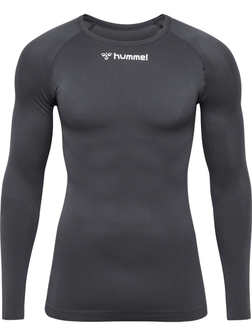 hmlBL COMFORT 2.0 TEE L/S, ASPHALT, packshot