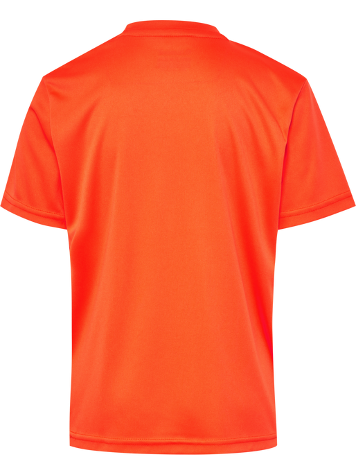 hmlLOGO JERSEY S/S KIDS, NASTURTIUM, packshot