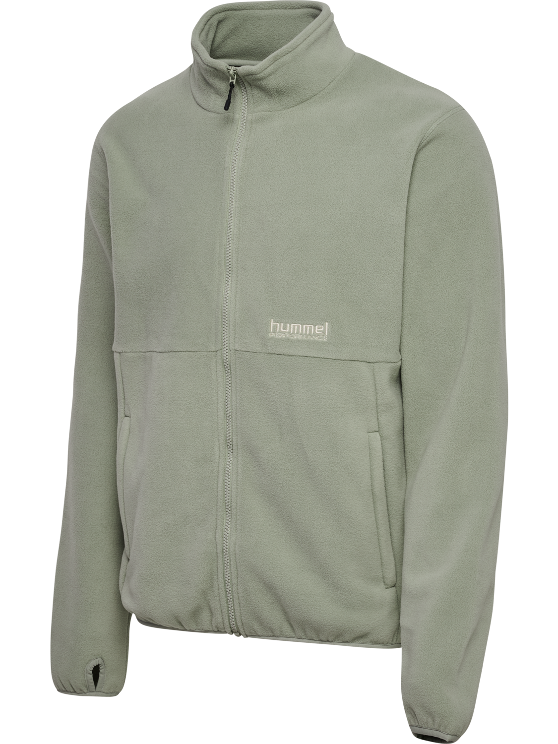 hmlPULSE FLEECE JACKET, SEAGRASS, packshot