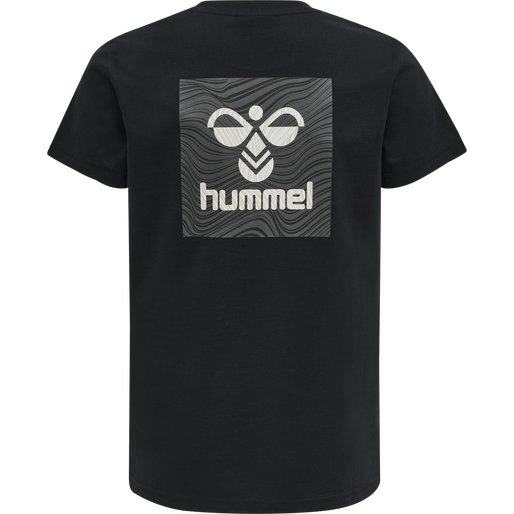 hmlOFFGRID TEE S/S KIDS, JET BLACK/FORGED IRON hmlOFFGRID TEE S/S KIDS, JET BLACK/FORGED IRON, packshot