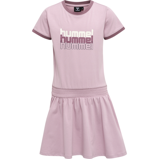 hmlCLOUD DRESS S/S, DAWN PINK, packshot