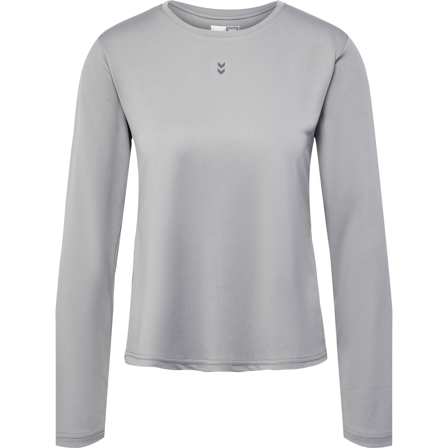 hmlMT FRI MESH T-SHIRT L/S, SHARKSKIN, packshot