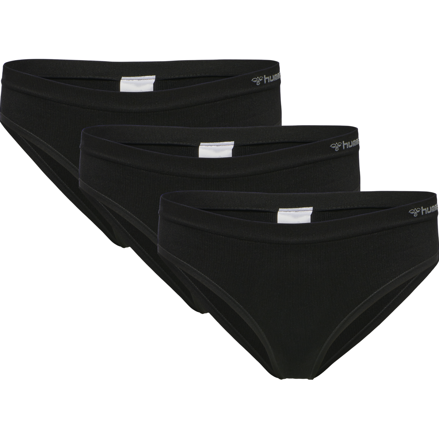 hmlJUNO 3 PACK SEAMLESS HIPSTER, BLACK, packshot