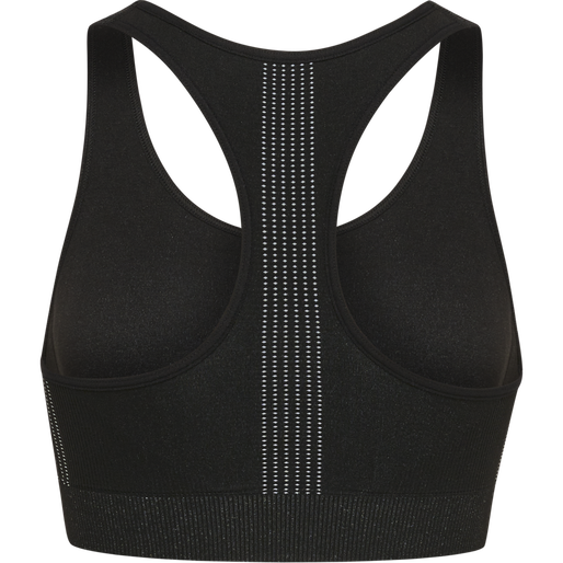 hmlMT SHAPING SEAMLESS SPORTS TOP, BLACK hmlMT SHAPING SEAMLESS SPORTS TOP, BLACK, packshot