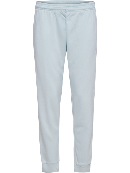 hmlMOVER COTTON CUFF PANTS WOMAN, BABY BLUE, packshot