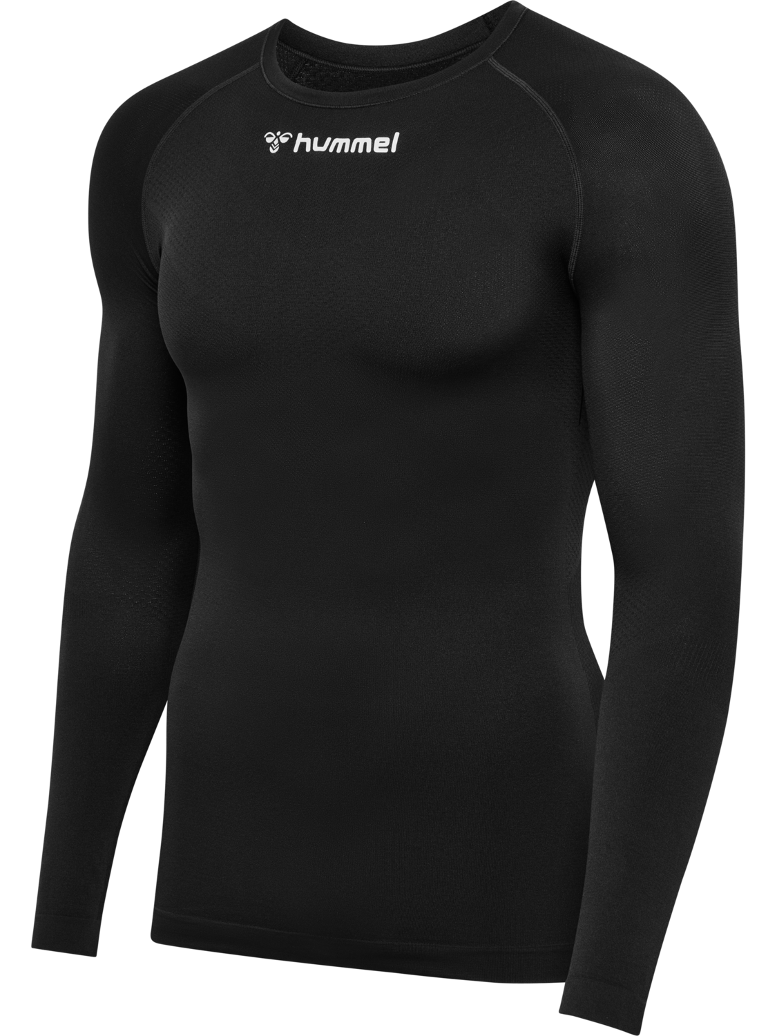 hmlBL COMFORT 2.0 TEE L/S, BLACK, packshot