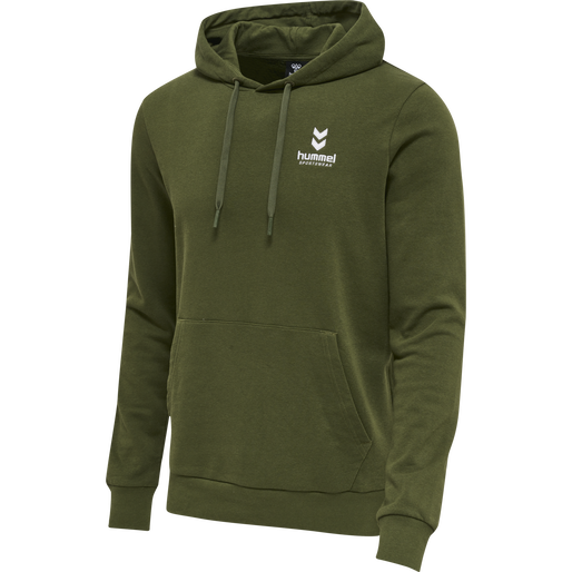 hmlOSCAR HOODIE, RIFLE GREEN, packshot