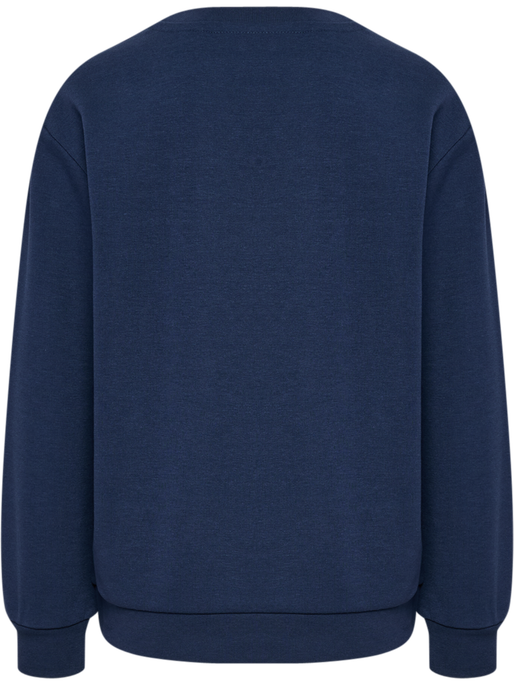 hmlJR BASE SWEAT SET, DRESS BLUES, packshot