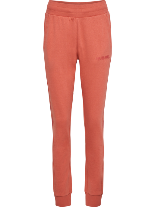 hmlLEGACY WOMAN TAPERED PANTS, APRICOT BRANDY, packshot
