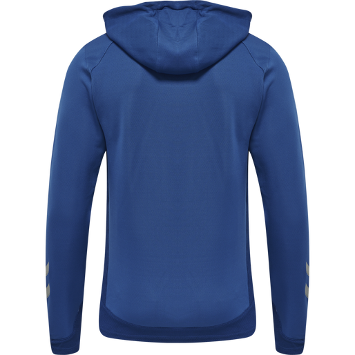 hmlLEAD POLY HOODIE, TRUE BLUE, packshot