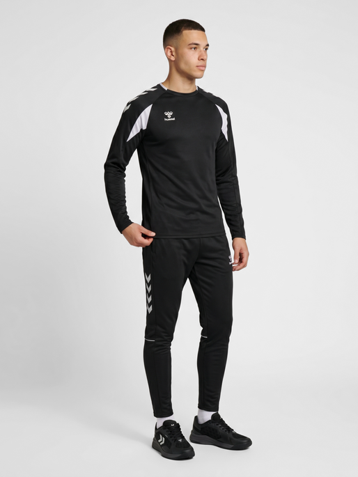 hmlCORE 2.0 TRAINING PANTS, BLACK/WHITE, model