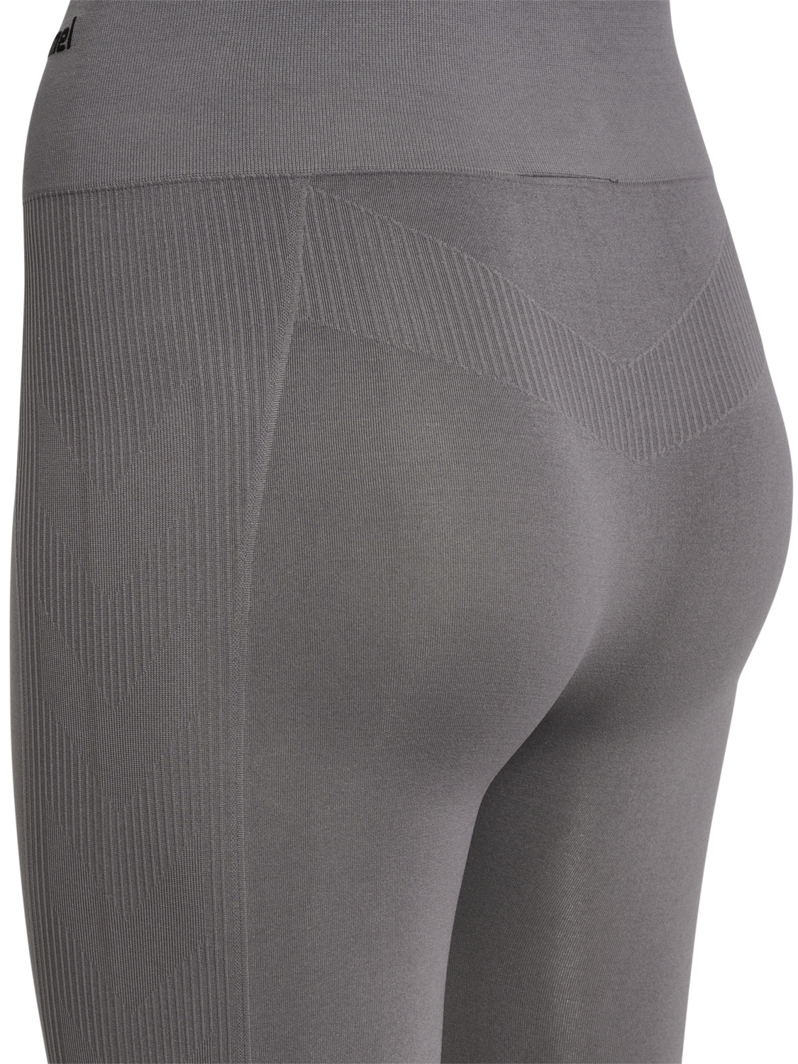 hmlTIF SEAMLESS HIGH WAIST TIGHTS, CHARCOAL GRAY, packshot