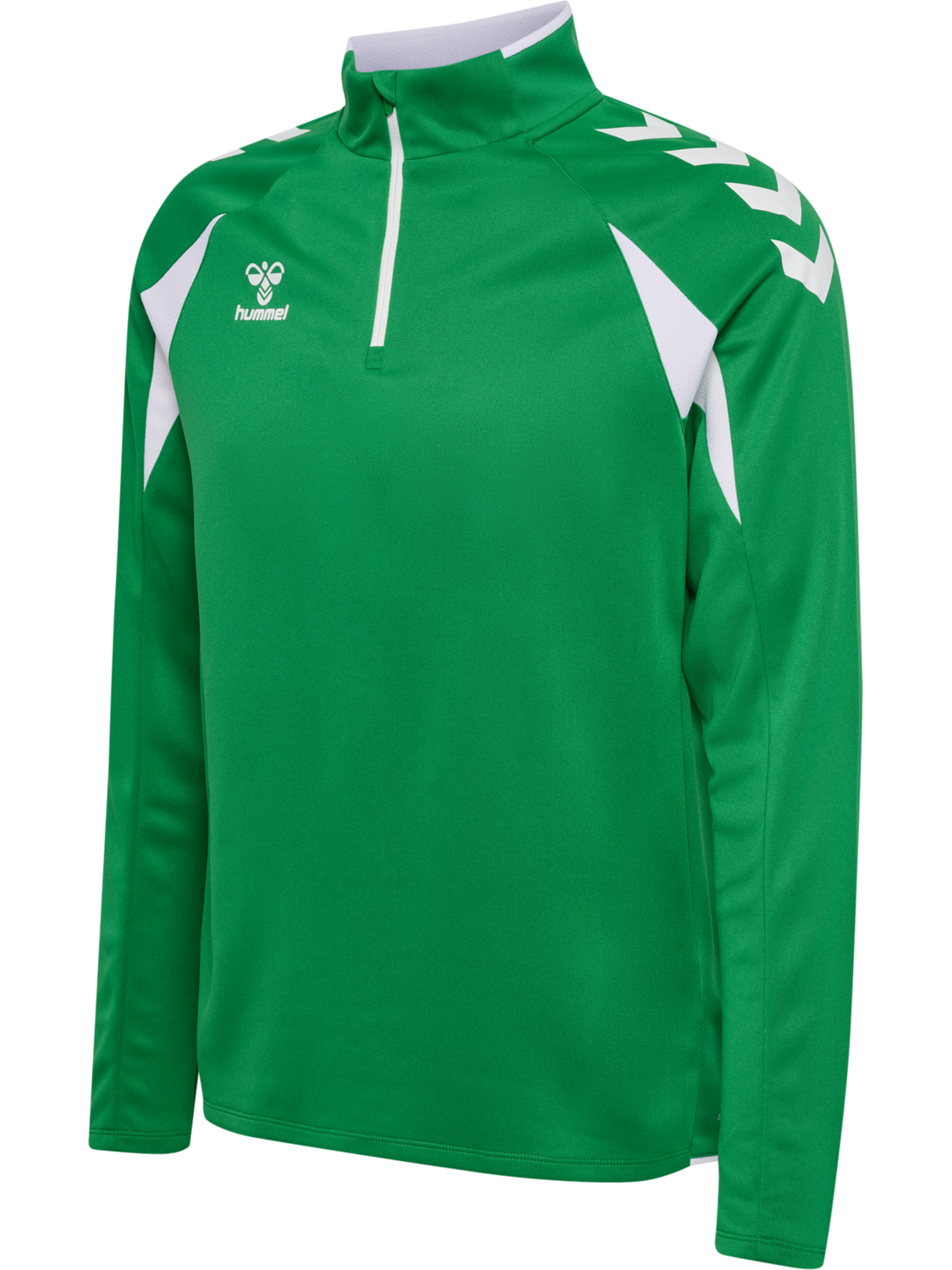 hmlCORE 2.0 HALF ZIP, JELLY BEAN/WHITE, packshot