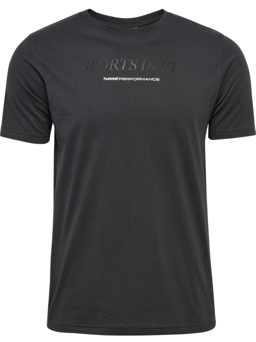 hmlPULSE GRAPHIC T-SHIRT S/S, ASPHALT hmlPULSE GRAPHIC T-SHIRT S/S, ASPHALT, packshot