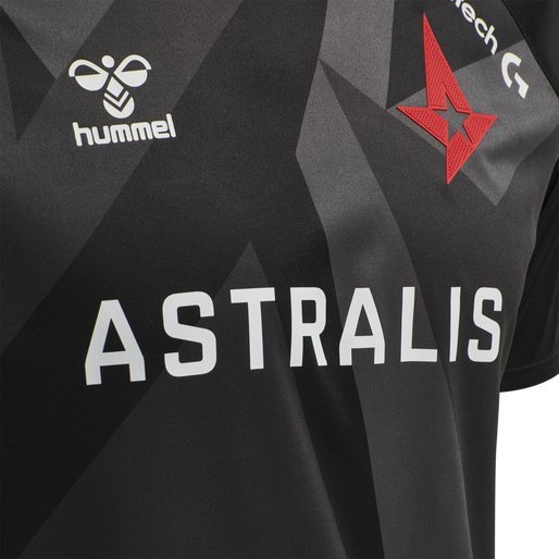 ASTRALIS 20/21 GAME JERSEY S/S, BLACK W/LOGO ASTRALIS 20/21 GAME JERSEY S/S, BLACK W/LOGO, packshot