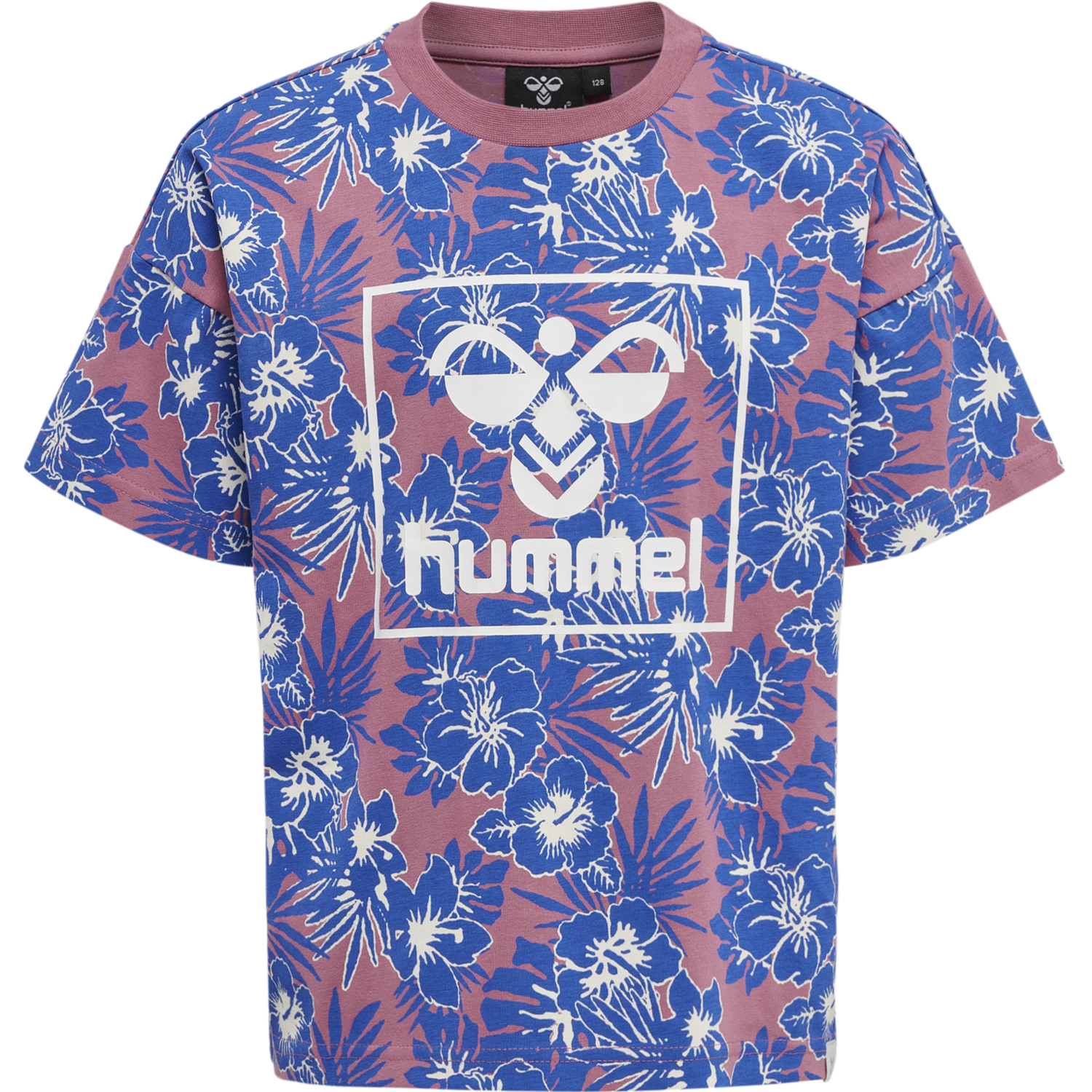hmlFLOWER T-SHIRT S/S, HEATHER ROSE, packshot
