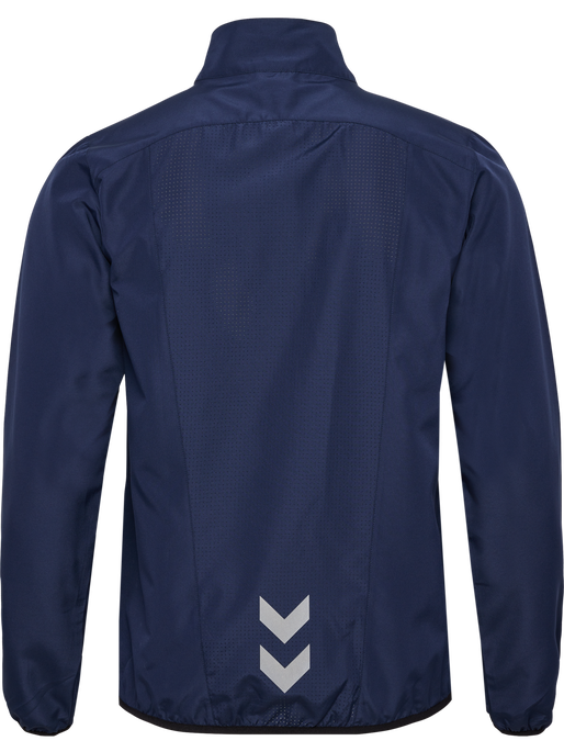 hmlRUN JACKET, BLACK IRIS, packshot