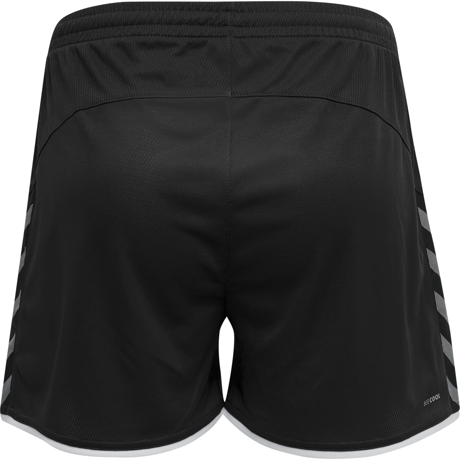 hmlAUTHENTIC POLY SHORTS WOMAN, BLACK/WHITE, packshot