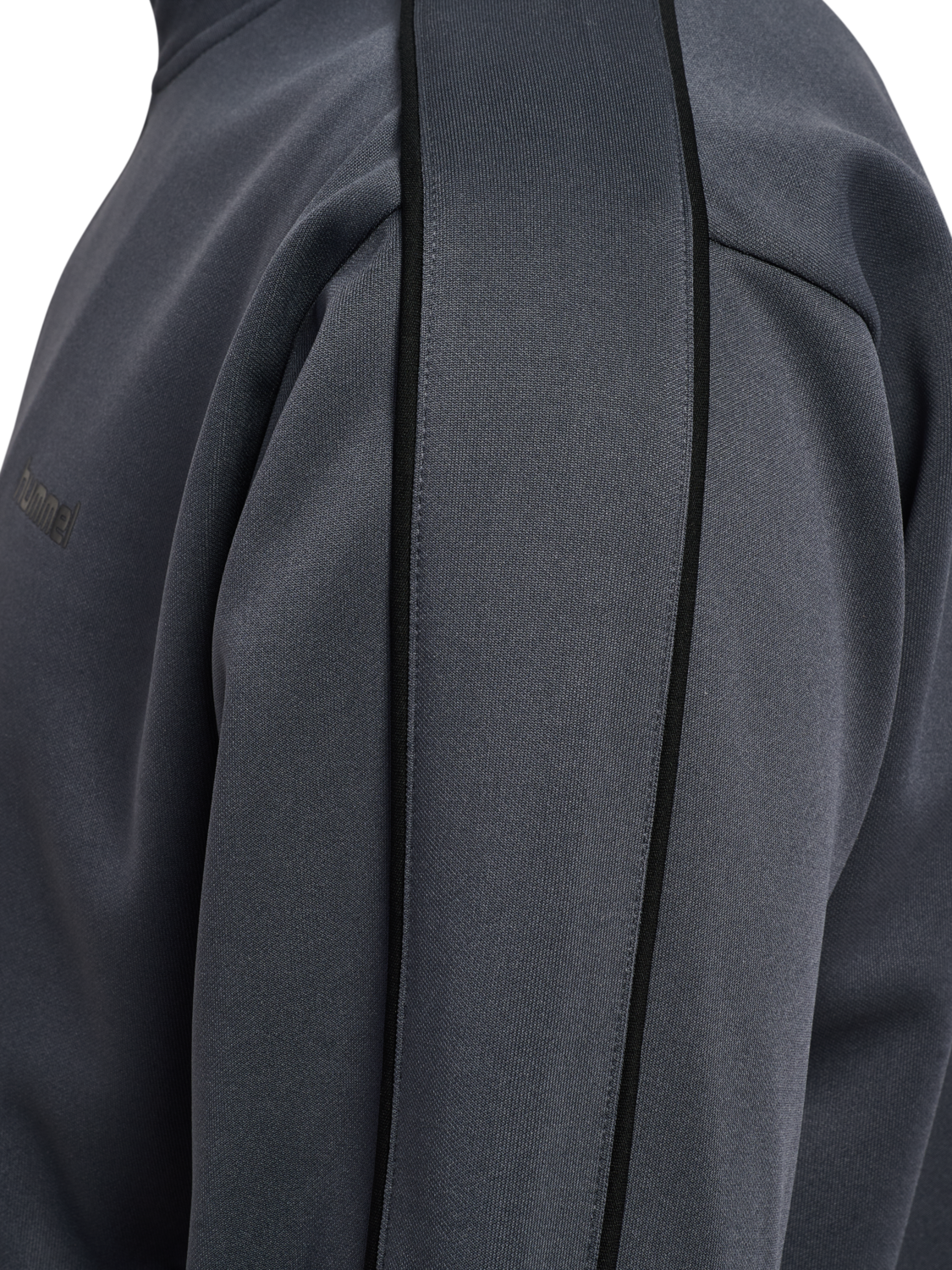 hmlCLUB TRACK TOP, EBONY, packshot