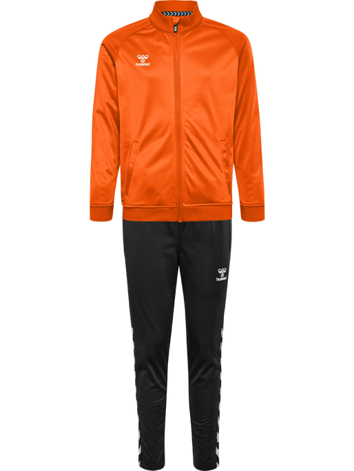 PLAYFUL TRACKSUIT KIDS, SHOCKING ORANGE, packshot