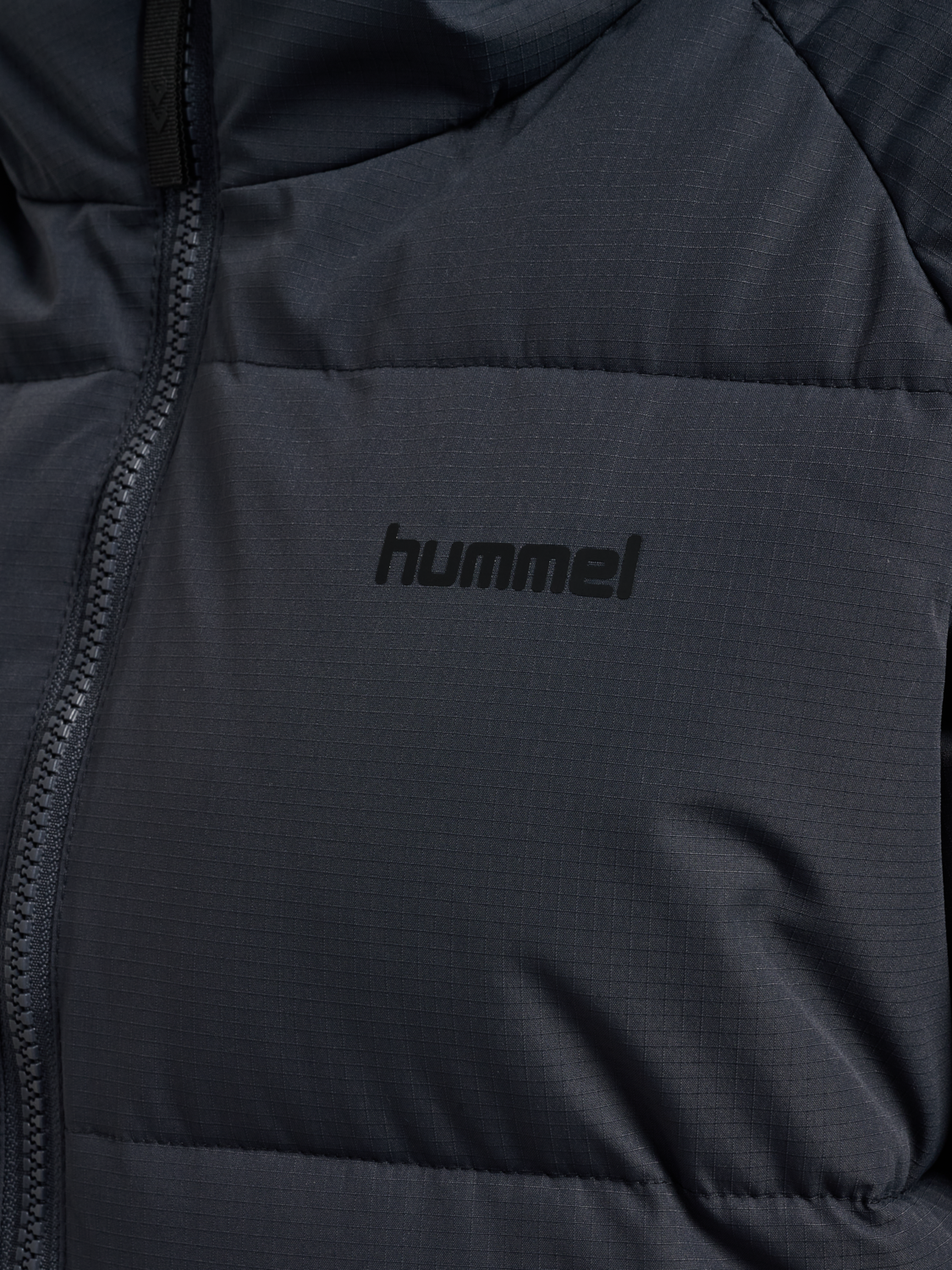 hmlLONG PUFFER W JACKET, EBONY, packshot