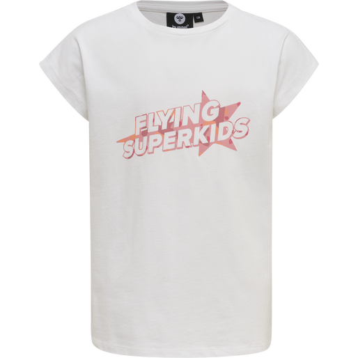 hmlFLYING DIEZ T-SHIRT S/S, BRIGHT WHITE, packshot