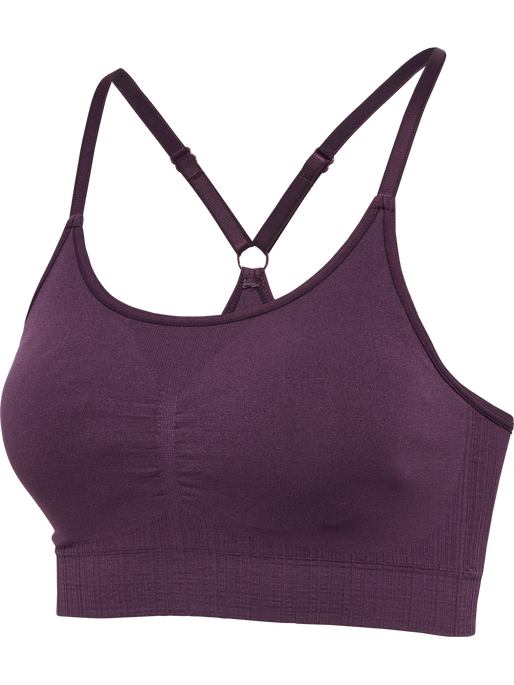 hmlMT DEFINE SEAMLESS PADDED BRA, PLUM PERFECT hmlMT DEFINE SEAMLESS PADDED BRA, PLUM PERFECT, packshot